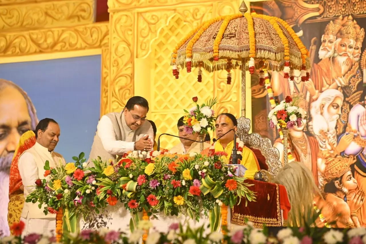 छठे दिन भारत उत्कर्ष महायज्ञ रामकथा में हुआ राम–सीता विवाह