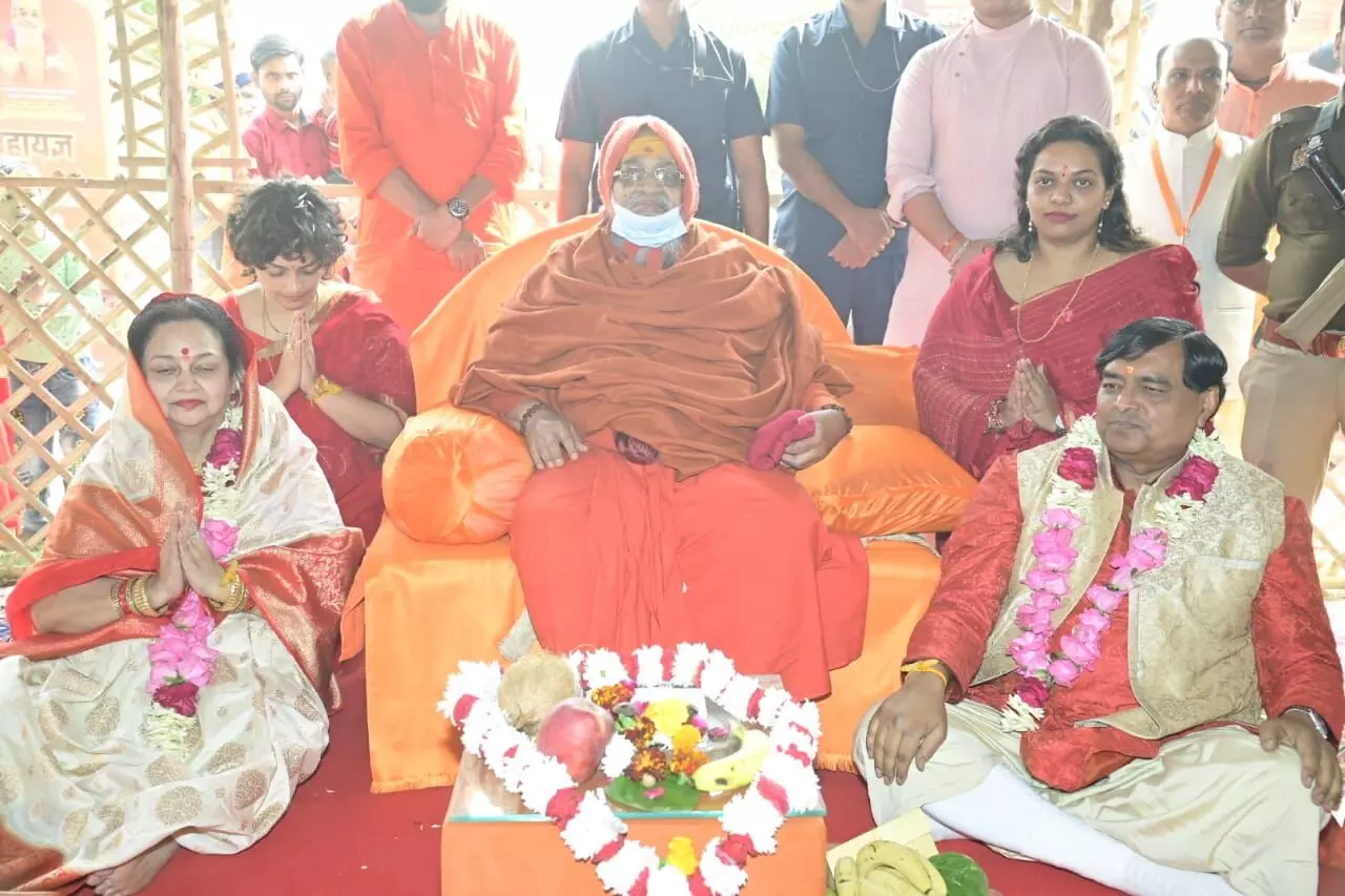 शंकराचार्य जी के आगमन से बढ़ी आध्यात्मिक ऊर्जा