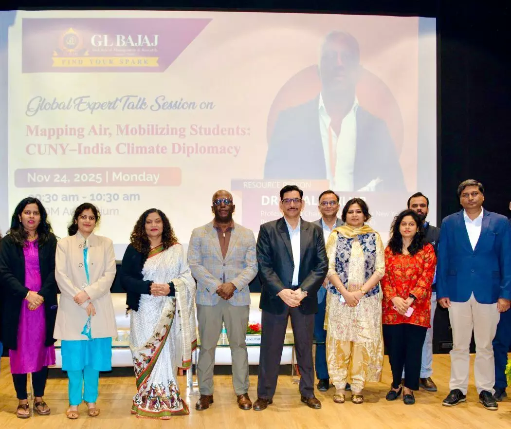 ग्लोबल टॉक सीरीज में मैपिंग एयर, मोबिलाइजिंग स्टूडेंट्स: सीयूएनवाई-इंडिया क्लाइमेट डिप्लोमेसी विषय पर मेजबानी*