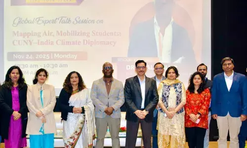 ग्लोबल टॉक सीरीज में मैपिंग एयर, मोबिलाइजिंग स्टूडेंट्स: सीयूएनवाई-इंडिया क्लाइमेट डिप्लोमेसी विषय पर मेजबानी*