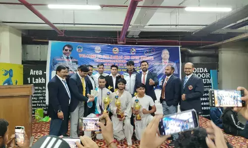 नोएडा में काई कान ओपन कप कराटे प्रतियोगिता मैं शानदार प्रदर्शन