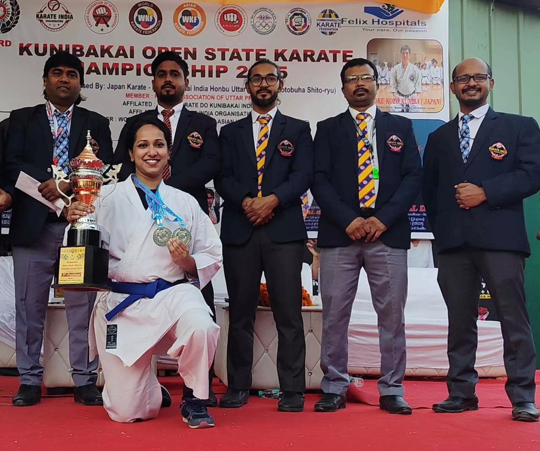 नोएडा में कुनिबा काई ओपन कराटे चैंपियनशिप हुई संपन्न