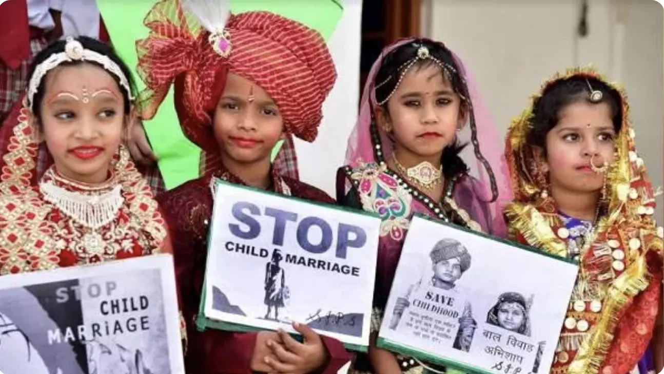 छत्तीसगढ़ के 11 जिलों को साल भर में बाल विवाह मुक्त बनाने का लक्ष्य छत्तीसगढ़ के 11 जिलों को साल भर में बाल विवाह मुक्त बनाने का लक्ष्य