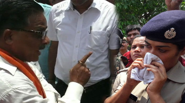 BJP विधायक ने महिला IPS को लगाई फटकार, IPS के छलक पड़े आंसू BJP विधायक ने महिला IPS को लगाई फटकार, IPS के छलक पड़े आंसू