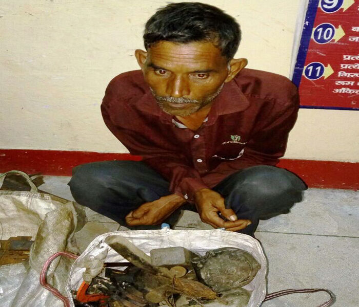 कासगंज पुलिस ने पकड़ी अवैध शस्त्रों की फैक्ट्री