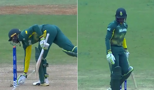VIDEO: ये क्रिकेटर अजीबोगरीब तरह से हुआ आउट, कप्तान बोले- ये क्या बेहूदा मजाक है...