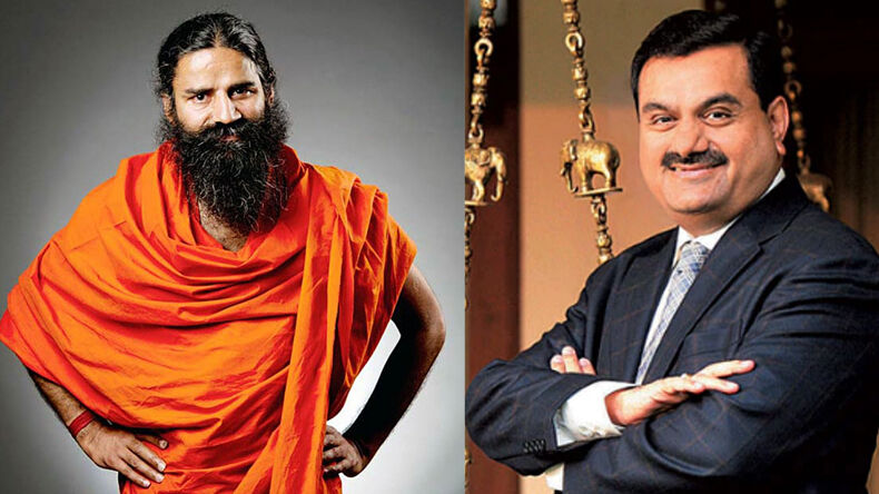 बाबा रामदेव और अडानी की टक्कर, बाबा रामदेव पहली ही भिडंत में चारो खाने चित्त बाबा रामदेव और अडानी की टक्कर, बाबा रामदेव पहली ही भिडंत में चारो खाने चित्त