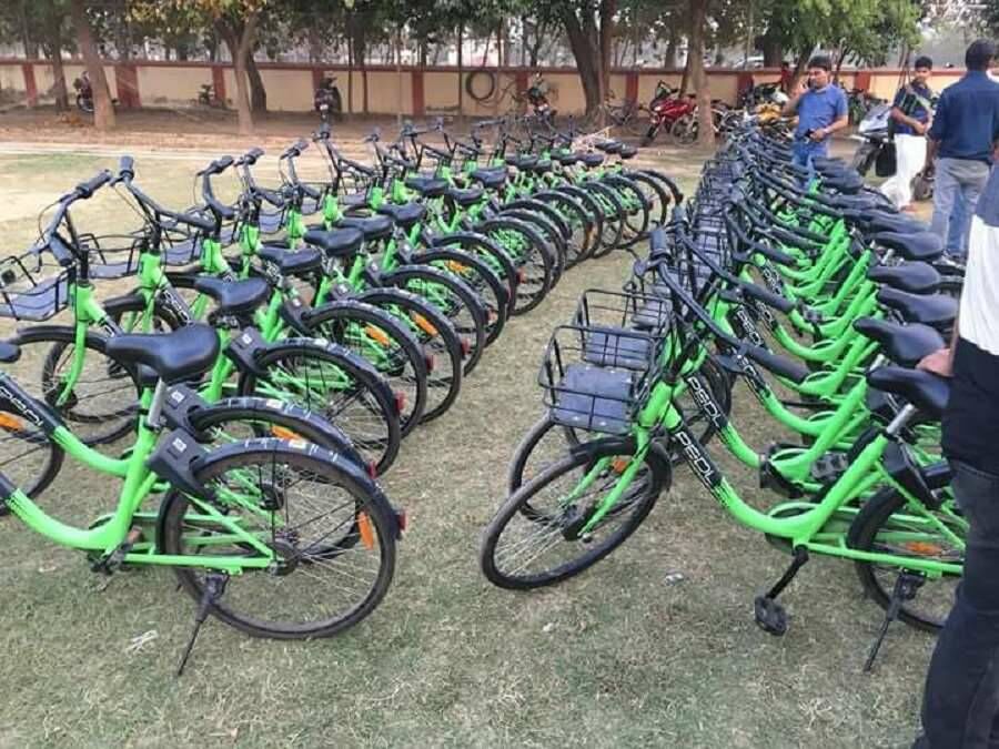BHU: किराये पर मिलेगी हाईटेक साइकिल,आधे घण्टे का किराया 1₹,मोबाइल से खुलेगा लॉक
