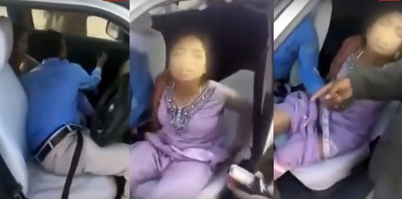 राजस्थान में हुआ सरकारी गाडी में रेप, देखें वीडियो