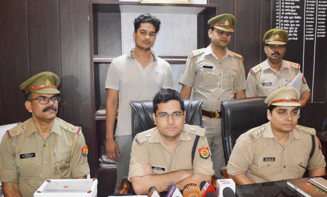 गाजियाबाद पुलिस ने मर्डर केस में वांछित चल रहे अभियुक्त को किया गिरफ्तार