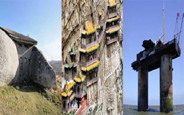 दुनिया के इन विचित्र जगहों पर घर बनाकर रहते है लोग, तस्वीरें देख कर हो जाएंगे हैरान