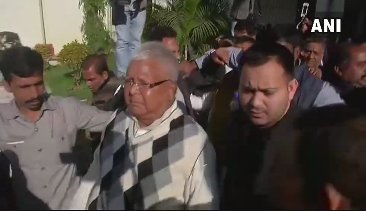 जेल में बंद लालू यादव की तबियत बिगड़ी, रांची हॉस्पिटल में भर्ती