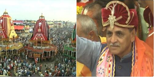 अहमदाबाद में भगवान जगन्नाथ की रथयात्रा शुरू अहमदाबाद में भगवान जगन्नाथ की रथयात्रा शुरू