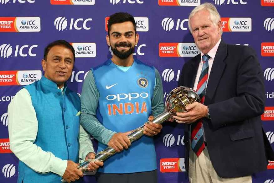 विराट कोहली को मिली आईसीसी टेस्ट चैंपियनशिप की गदा, फैंस को कहा धन्यवाद