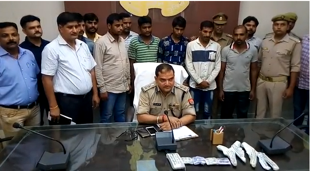 बिजनौर पुलिस ने पांच शातिर बदमाशों को पुलिस ने किया गिरफ्तार