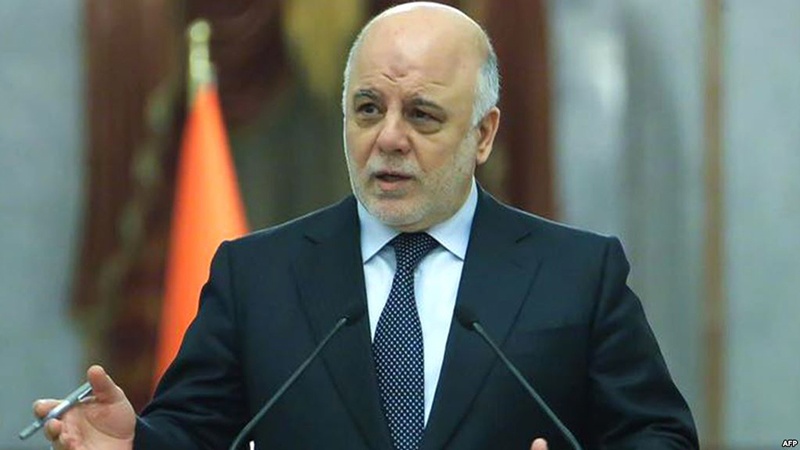 कुर्दिस्तान को इराक़ से अलग करने से संबंधित जनमत के आयोजन को रोकने का इराकी प्रधानमंत्री का आदेश