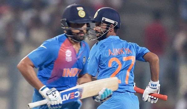 INDvsAUS: भारत के सामने 335 रनों का लक्ष्य, रोहित और रहाणे क्रीज पर