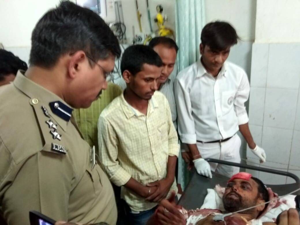 बेखौफ बदमाशों ने JE और 2 ठीकेदारों पर किया जनालेवा हमला