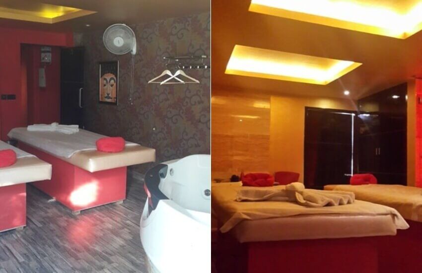 नॉएडा: स्पा सेंटर में पहुंची पुलिस और फिर मची भगदड़, 18 युवक युवती मिले इस हालत में!