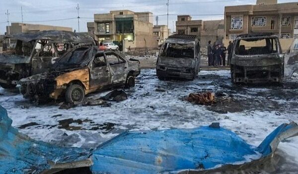 बगदाद में आत्मघाती हमला,15 की मौत 45 जख्मी