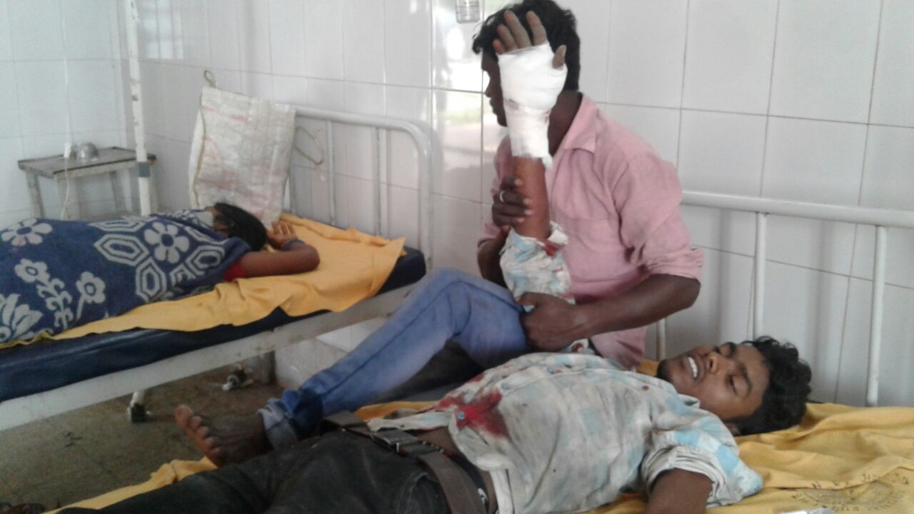 छठ घाट पर बैलून फुलाने वाले टंकी में विस्फोट, दो गंभीर रूप से जख्मी