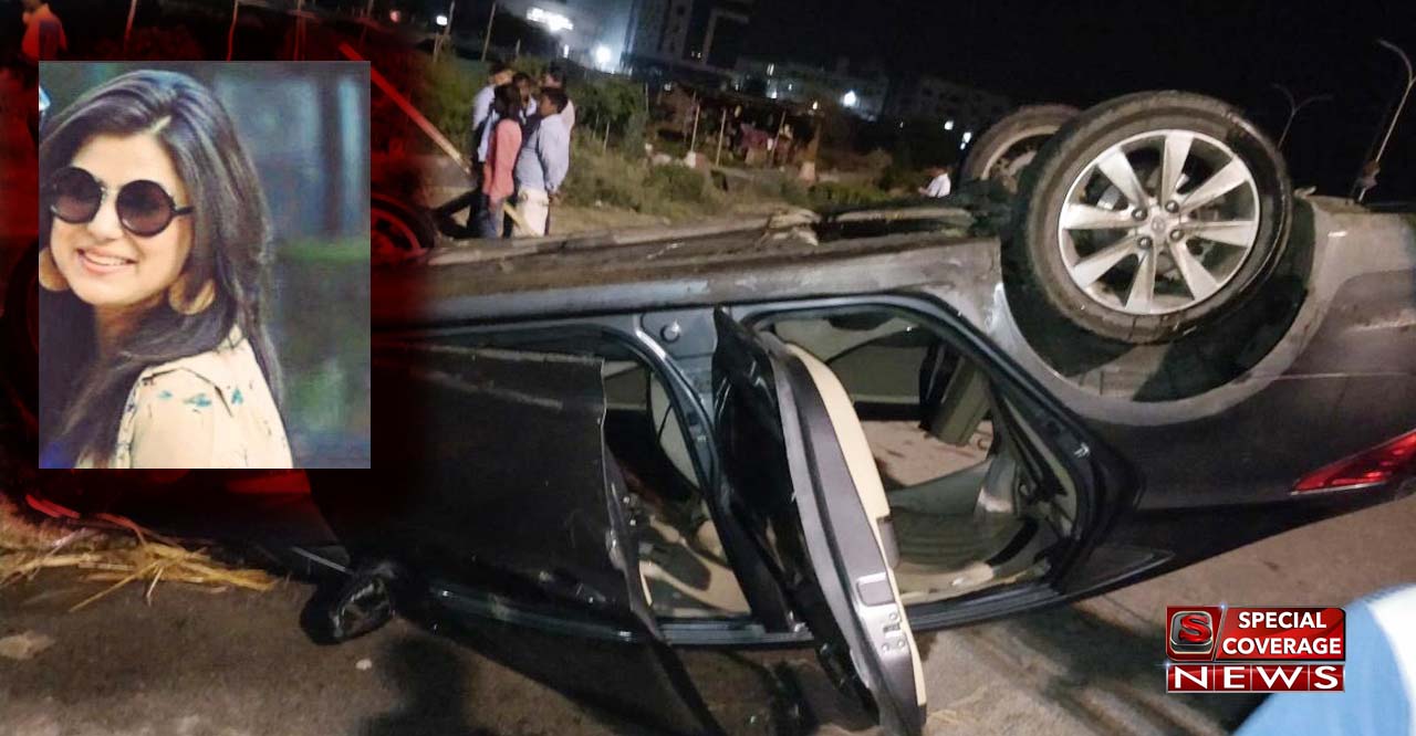 नोएडा : नाले में गिरी तेज रफ्तार कार, हादसे में RJ तान्या खन्ना की मौत