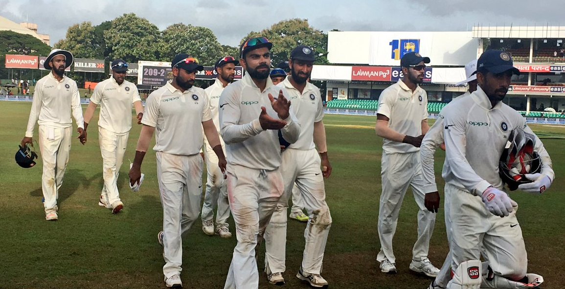 भारत ने जीता कोलंबो टेस्ट, श्रीलंका को दूसरे टेस्ट में पारी और 53 रन से हराकर जीती सीरीज