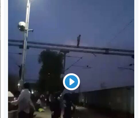 बालामऊ रेलवे स्टेशन बना सर्कस का स्टेज सिरफिरे ने दिखाया दुस्साहसिक खेल, मूकदर्शक बनी रेलवे पुलिस बालामऊ रेलवे स्टेशन बना सर्कस का स्टेज सिरफिरे ने दिखाया दुस्साहसिक खेल, मूकदर्शक बनी रेलवे पुलिस
