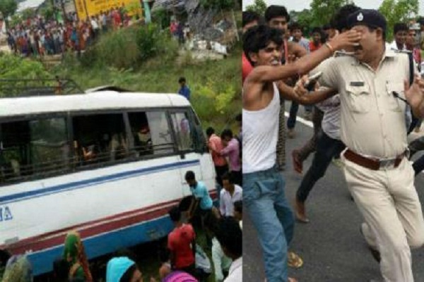 सीतामढ़ी: NH 77 पर बस और ट्रक में टक्कर, चालक-खलासी समेत 5 की मौत, SDO और इंस्पेक्टर को भीड़ ने पीटा सीतामढ़ी: NH 77 पर बस और ट्रक में टक्कर, चालक-खलासी समेत 5 की मौत, SDO और इंस्पेक्टर को भीड़ ने पीटा