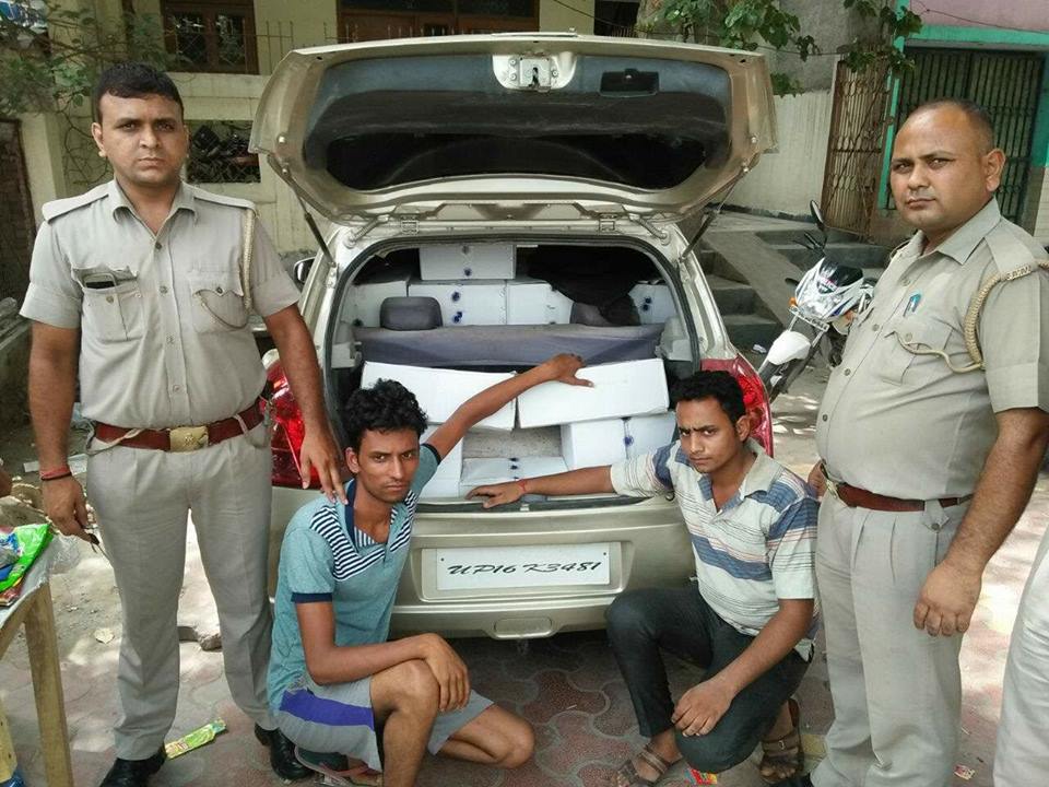 आबकारी विभाग ने पकङी 7 लाख की हरयाणा की शराब आबकारी विभाग ने पकङी 7 लाख की हरयाणा की शराब