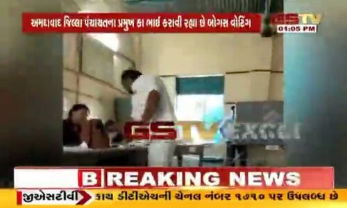 अमित शाह की सीट गाँधीनगर पर फर्जी मतदान का वीडियो वायरल , बीजेपी जिलापंचायत अध्यक्ष ने की फर्जी वोटिंग