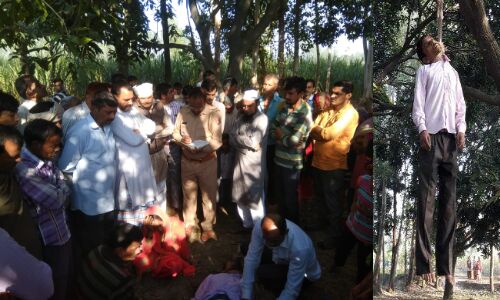 किसान ने फांसी के फंदे पर झूलकर की आत्महत्या किसान ने फांसी के फंदे पर झूलकर की आत्महत्या