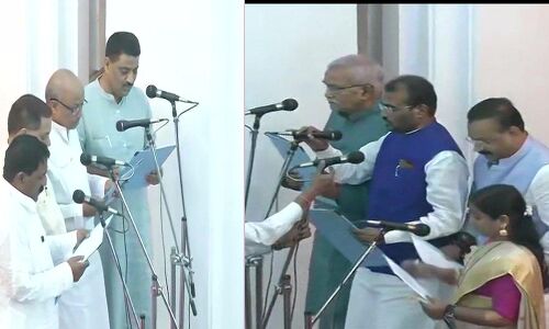 क्या नीतीश कुमार ने लिया मोदी से बदला, जदयू के आठ मंत्रियों को दिलाई शपथ! क्या नीतीश कुमार ने लिया मोदी से बदला, जदयू के आठ मंत्रियों को दिलाई शपथ!