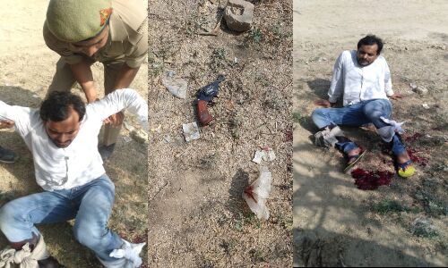 नोएडा पुलिस की बड़ी कामयाबी, रणदीप भाटी एवं अमित कसाना गैंग के शार्प शूटर को लगी मुठभेड़ में गोली