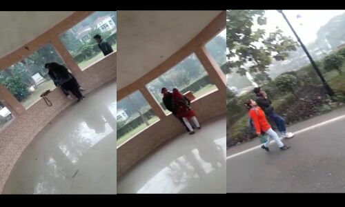 ख़ाकी,बारिश भी ना रोक सके लैला-मजनूं