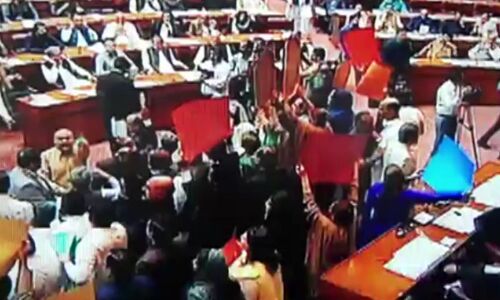 पाकिस्तानी संसद के संयुक्त अधिवेशन में चले लात, घूंसे और जूते, शर्मनाक वीडियो हुआ वायरल, देखें पूरा वीडियो