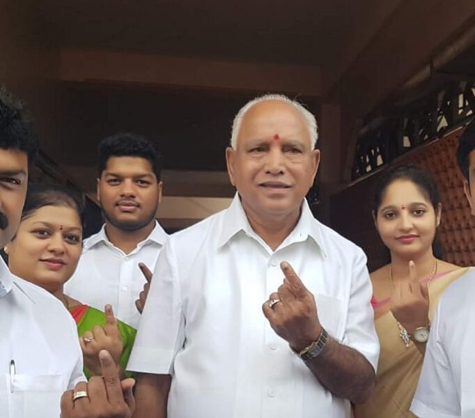 कांग्रेस जदयू की जीत पर बोले येद्दयुरप्पा, पैसे के बल पर जीत हासिल की