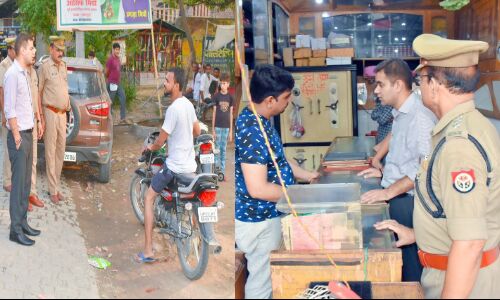 रामपुर एसपी डॉ अजयपाल शर्मा उतरे सडक पर, आम राहगीर और दुकानदार से ली सुरक्षा की जानकारी