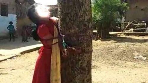 बिहार के नवादा में हिंदू लड़के से प्यार करने पर लड़की को 5 घंटे पेड़ से बांधा