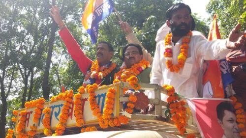 राष्ट्रीय सचिव जमुना प्रसाद के नेतृत्व में संपन्न हुआ मुरादाबाद में अपना दल (एस) का रोड शो