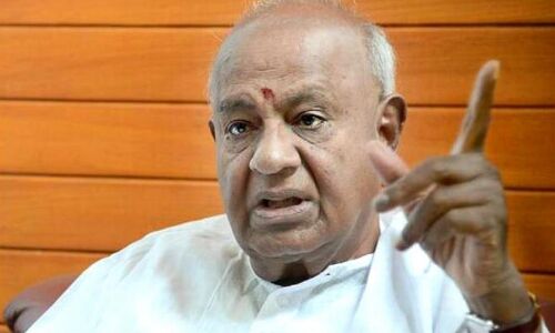 भावुक होकर देवेगौड़ा बोले 60 साल के सार्वजनिक जीवन में नही देखा एसे हालात