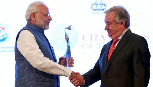PM मोदी को संयुक्त राष्ट्र से मिला सर्वोच्च सम्मान, चैंपियंस ऑफ द अर्थ अवॉर्ड से हुए सम्मानित