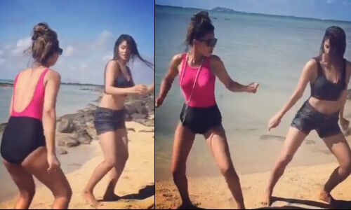 Beach पर निया शर्मा का Hot डांस वीडियो हुआ वायरल