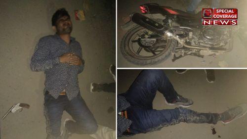 पुलिस कप्तान अजय पाल शर्मा के कुशल नैतृत्व में फिर एक एनकाउंटर, बुलंदशहर का नामी बदमाश चोखे घायल पुलिस कप्तान अजय पाल शर्मा के कुशल नैतृत्व में फिर एक एनकाउंटर, बुलंदशहर का नामी बदमाश चोखे घायल