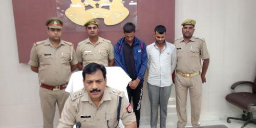 बिजनौर पुलिस ने बहुचर्चित राकेश हत्याकांड का किया खुलासा, आदित्य गैंग के दो शूटर गिरफ्तार