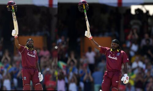 तूफानी पारी के साथ क्रिस गेल ने छक्के मारने का रचा वापसी, अफरीदी को भी पीछे छोड़ा