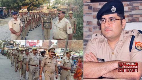 संतकबीर नगर : आगामी त्यौहार के दृष्टिगत पुलिस द्वारा दंगा नियंत्रण उपकरण के साथ किया फ्लैग मार्च संतकबीर नगर : आगामी त्यौहार के दृष्टिगत पुलिस द्वारा दंगा नियंत्रण उपकरण के साथ किया फ्लैग मार्च
