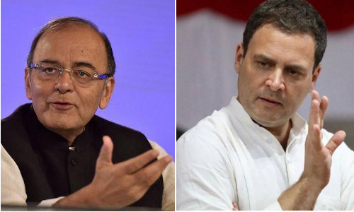 अरुण जेटली का राहुल गांधी पर पलटवार, बताया- मूर्ख राजकुमार अरुण जेटली का राहुल गांधी पर पलटवार, बताया- मूर्ख राजकुमार