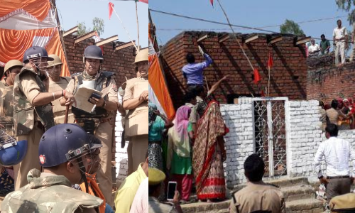 बिजनौर : धार्मिक स्थल के विवाद को लेकर झगड़ा, मौके पर पहुंची पुलिस पर पथराव! बिजनौर : धार्मिक स्थल के विवाद को लेकर झगड़ा, मौके पर पहुंची पुलिस पर पथराव!