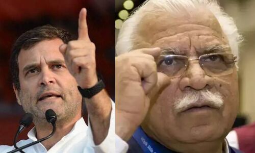 खट्टर के बयान पर राहुल गांधी का हमला, कहा- महिलाएं पुरुषों की संपत्ति नहीं